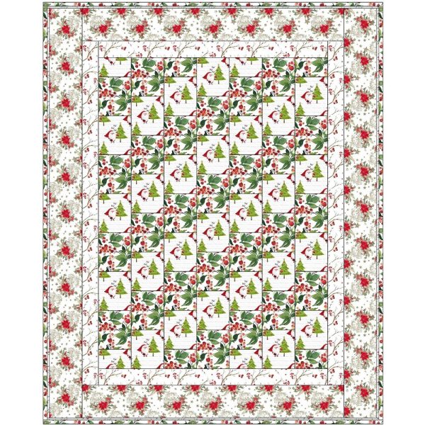 Merry Christmas From Santa Lap Quilt Kit 41 1 2  x 51 1 2  Online Sale - Image 2