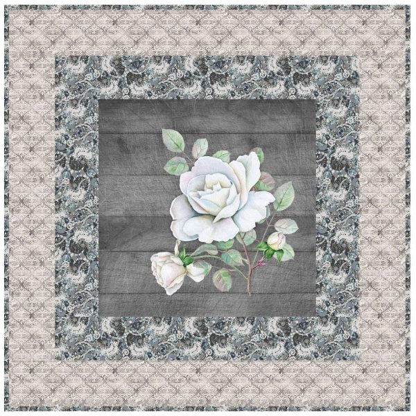 Delicate Rose Wall Hanging 42  x 42  For Discount