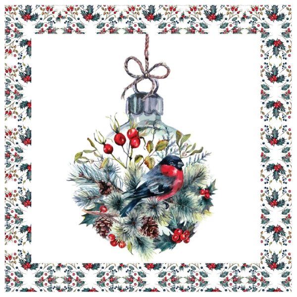 Christmas Berry Allover Pillow Panel on Sale - Image 3