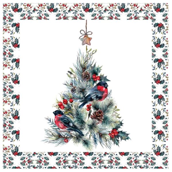 Christmas Berry Allover Pillow Panel on Sale - Image 2