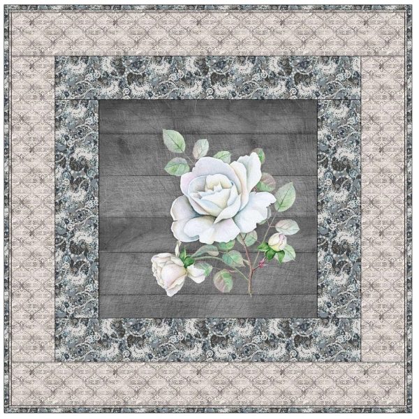Delicate Rose Wall Hanging 42  x 42  For Discount - Image 2