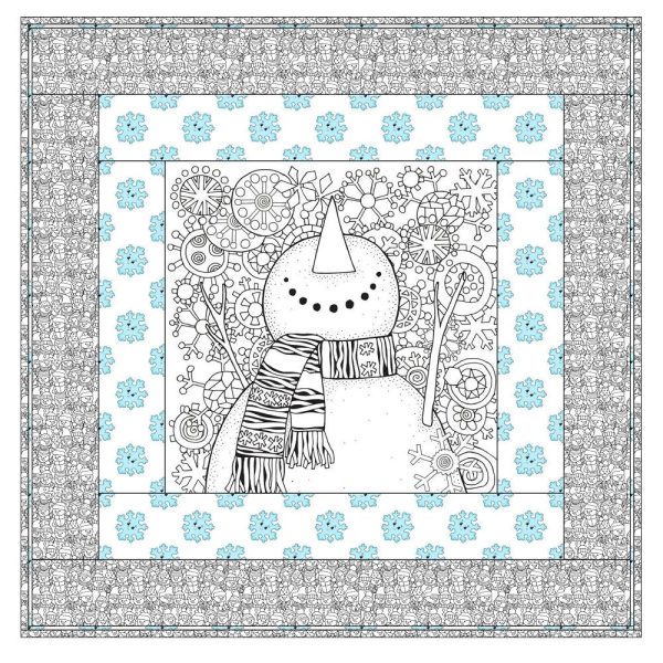 Enjoying the Snowflakes Wall Hanging 42  x 42  Online now - Image 2