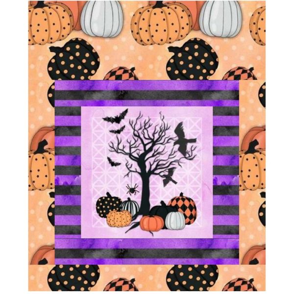 Halloween Please! Mini Wall Hanging 9  x 9  Cheap