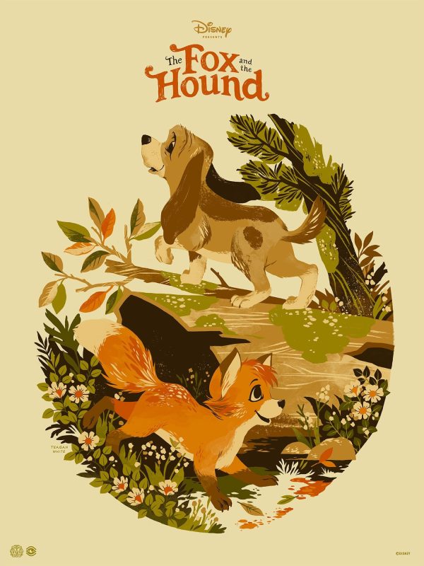 Mondo X Cyclops Print Works Print #10: The Fox and The Hound Online now