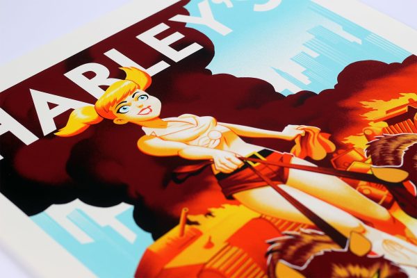 Harley s Holiday Screenprinted Poster Discount - Image 4
