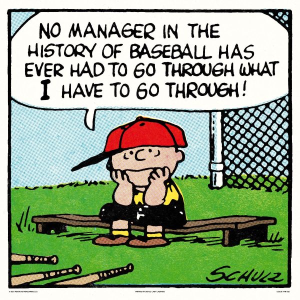 Peanuts Manager Poster Sale