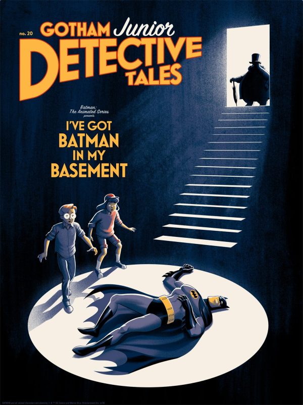 Batman: The Animated Series - I ve Got Batman In My Basement Screenprinted Poster Hot on Sale