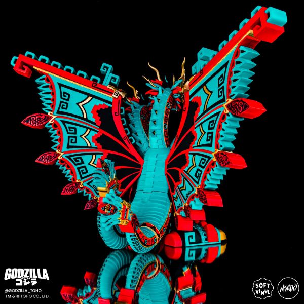 King Ghidorah - Vinyl Designer Figure by Urban Aztec - Planet X Variant - Timed Edition For Cheap - Image 5