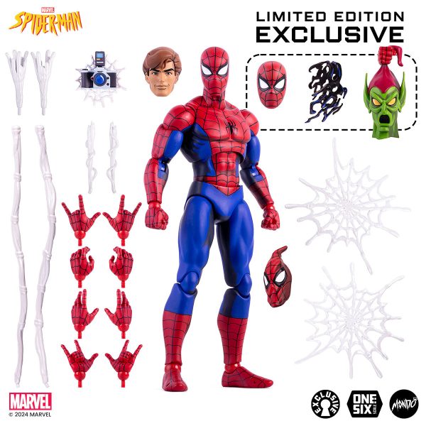 Spider-Man: The Animated Series - Spider-Man 1 6 Scale Figure - Limited Edition For Discount - Image 2