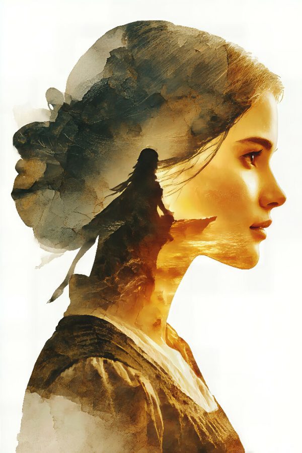 50 Watercolour Double Exposure Portrait For Discount