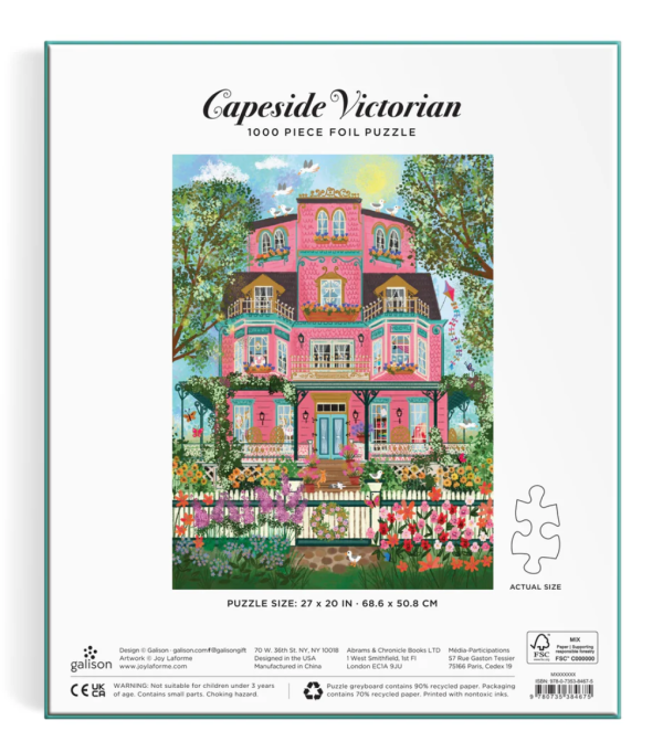 1000pc Capeside Victorian House Puzzle on Sale - Image 4